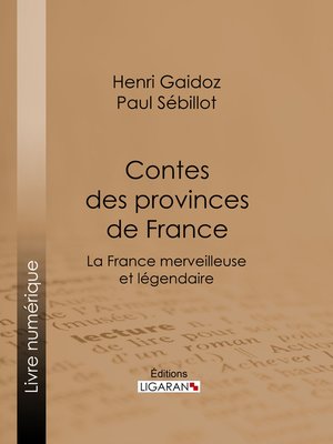 cover image of Contes des provinces de France